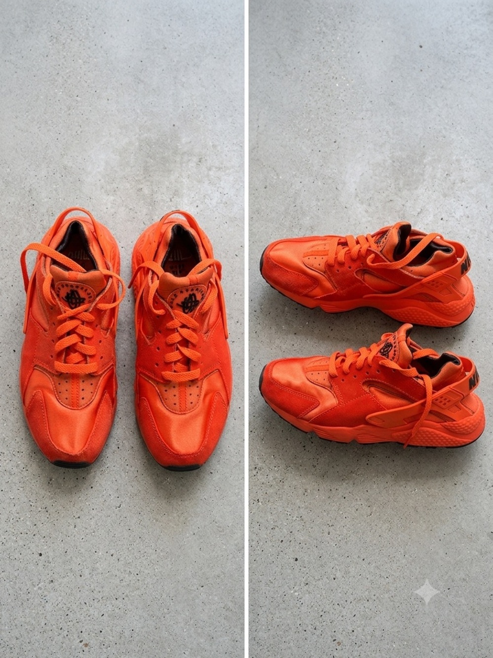 Nike Orange Men's Athletic Sneakers